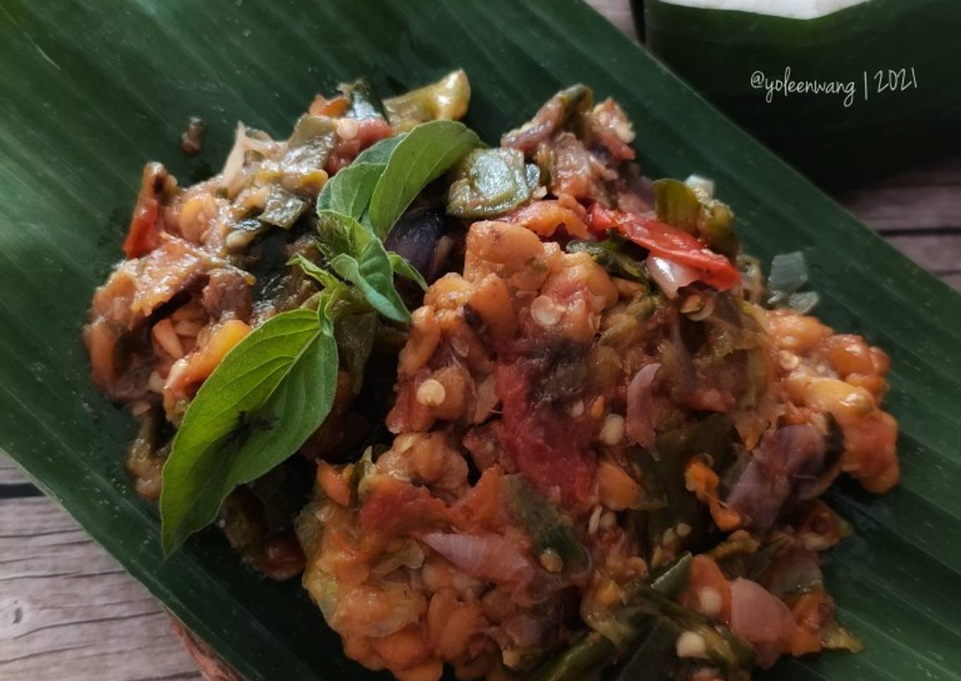 Tempe Penyet Sambel Ijo
