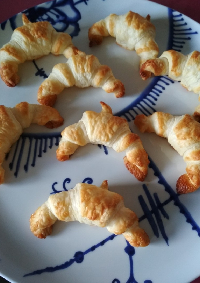 Una foto de Croissant mini casero