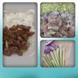 Thịt heo kho sả, hành, mè