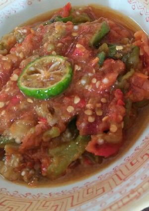 Foto resep Sambal Pelecing Terong