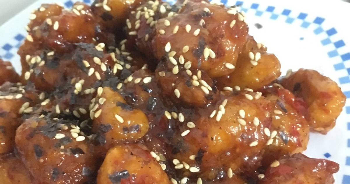 250 resep korean honey spicy chicken enak dan sederhana 