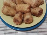 Croquetas de arroz sin salsa blanca