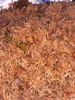A picture of Bannu pulao.