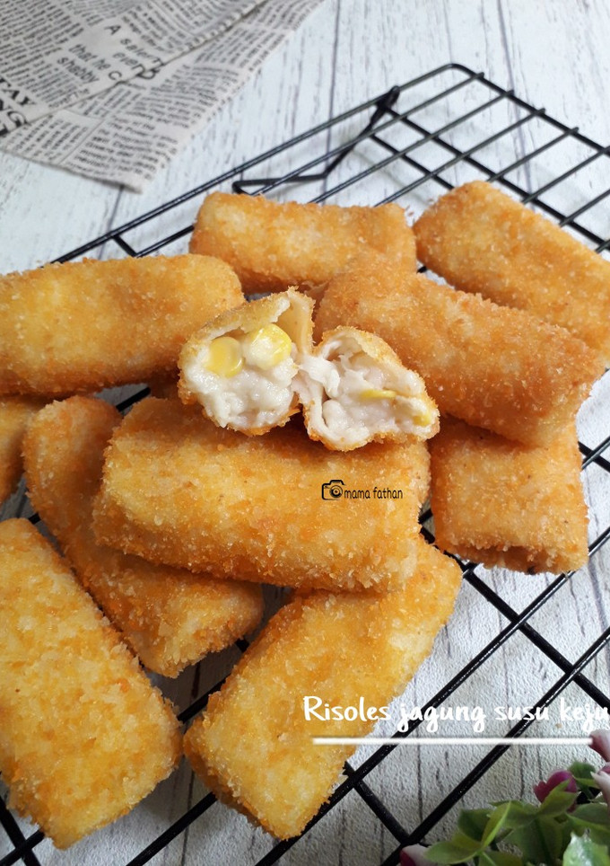 Foto resep Risoles jagung susu keju