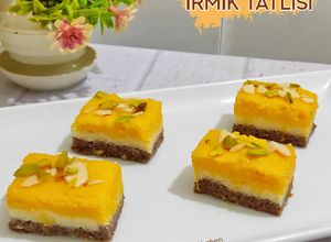 Foto resep Balkabaklı 3 Renkli İrmik Tatlısı (Turkish Semolina Dessert)