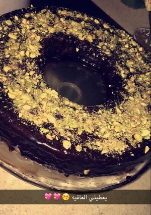 صورة لوصفة كيكة بالشوكولاته 🍩