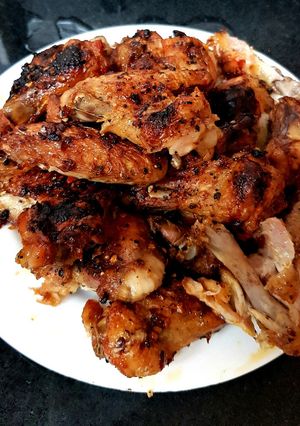 A picture of My Hot Chilli Peppered Chicken Wings 😀.