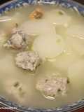 Sop Lobak bola² daging ikan dace(鯪魚肉