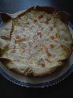 Una foto de Quiche de surimi