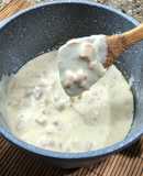 🍝🧀 Salsa bechamel de jamón y queso parmesano para pastas 🧀🍝