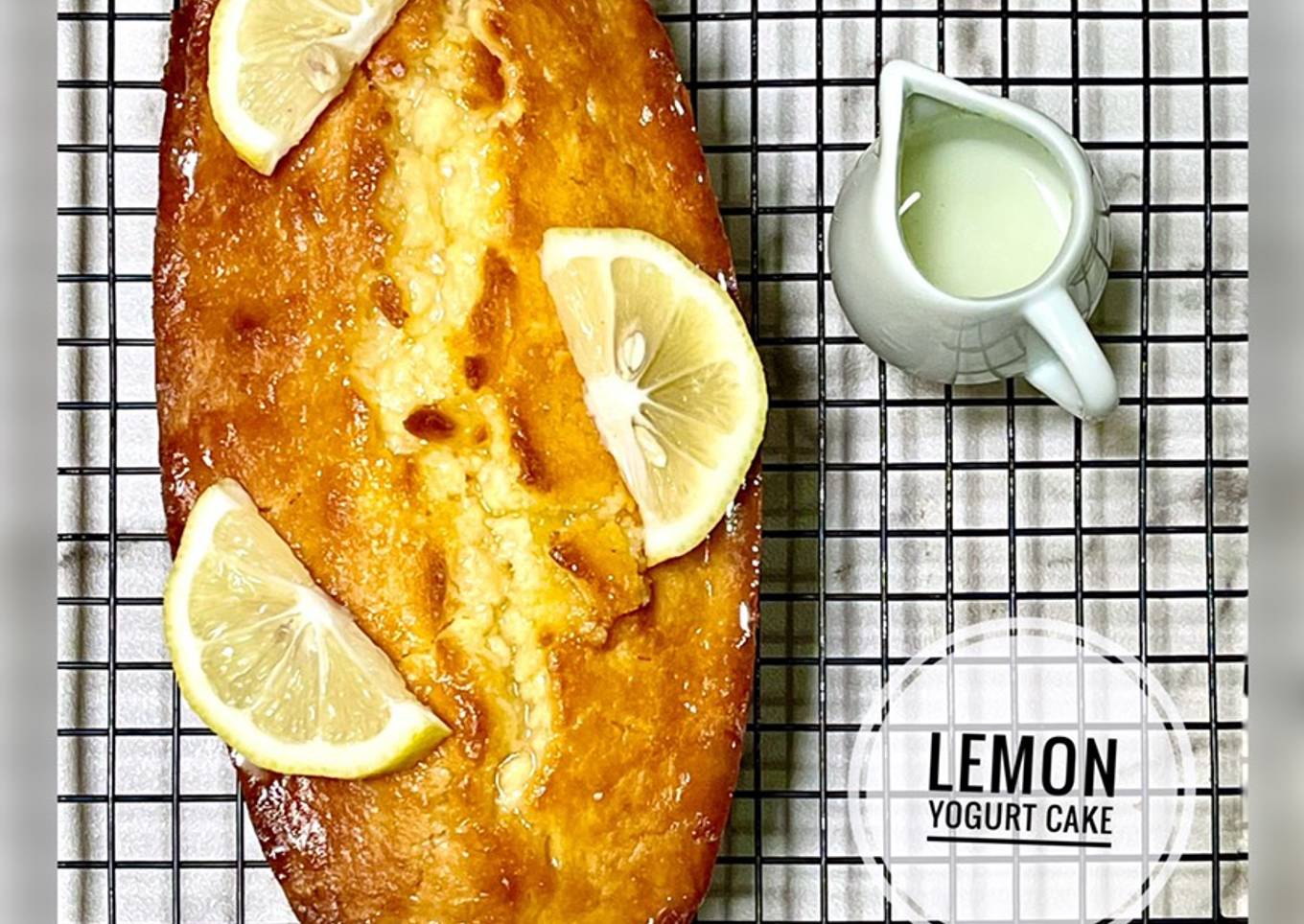 Simple Lemon Yogurt Cake (1 Telur)