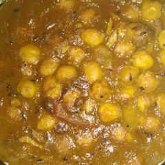 A picture of Chana masala.