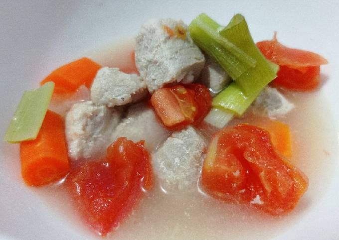 Resep Sup Tuna Kuah Bening (menu sehat cocok u/ diet) yang Bikin Ngiler