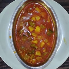A picture of Raw Papaya & Potato Sabzi.
