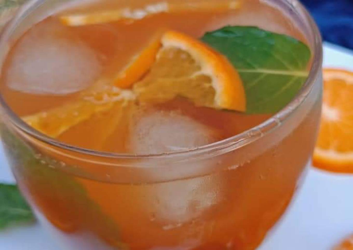 ππππOrange Iced Teaπππ #KokabandCookpad #CookpadApp #RamadanKiTiyari