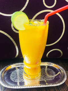 A picture of Indian version of Moscow Mango Mule Mocktail.