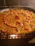 #Paella, (hecha a la leña)