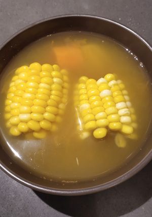 A picture of Corn Soup.