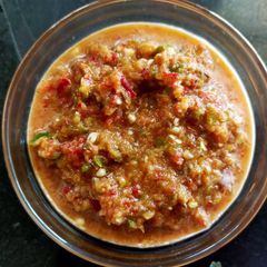 A picture of Fresh Red Chilli Chutney.