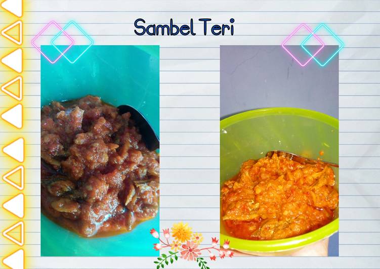 Macam macam Menyiapkan Sambel Teri Ekonomis 😋 yang Lezat Sekali