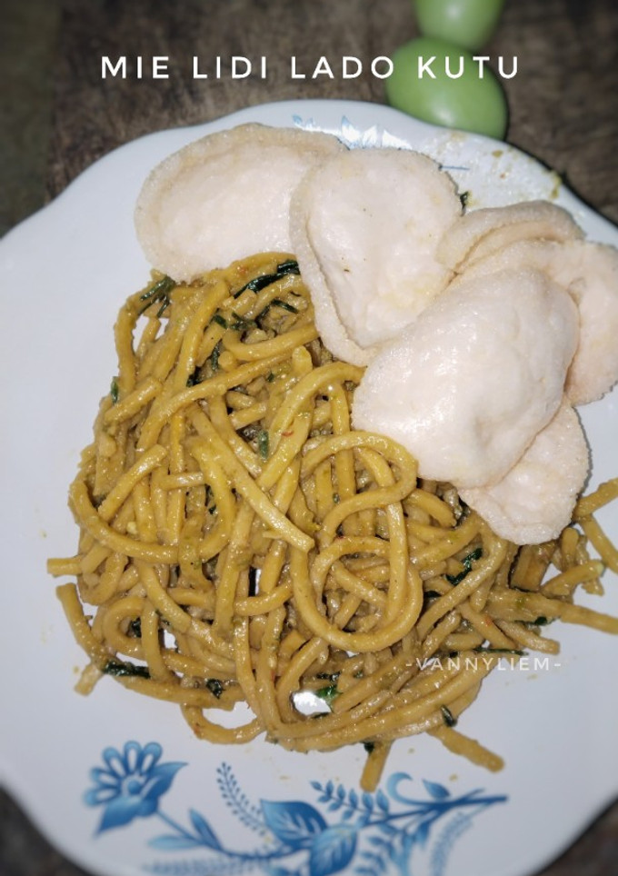 Foto resep Mie Lidi Lado Kutu