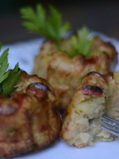 Una foto de Pastel de cabracho y patatas