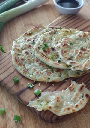 Foto resep Chong You Bing|| 葱油饼 ||Pancake Bawang Daun China