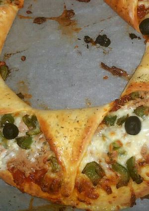 صورة لوصفة بيتزا روعة
