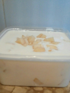 Una foto de Yogur casero de plátano