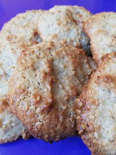 Una foto de Galletas de almendras y sésamo