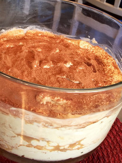 A picture of Tiramisu Trifle.
