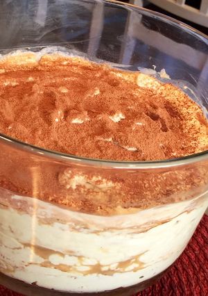 A picture of Tiramisu Trifle.