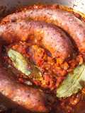 Chorizo a la pomarola al horno