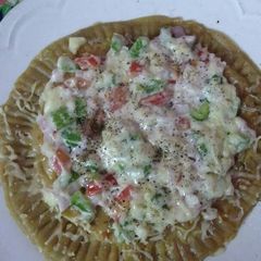A picture of Inside Out Pizza Paratha.