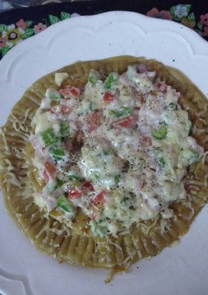 A picture of Inside Out Pizza Paratha.
