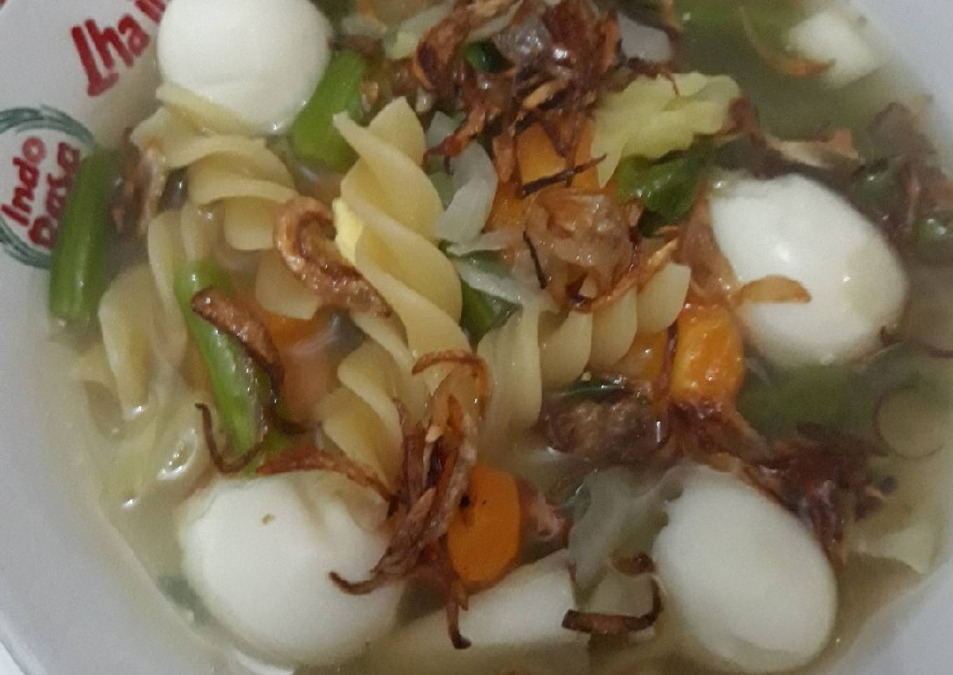 #sayur telor puyuh sop testenine #