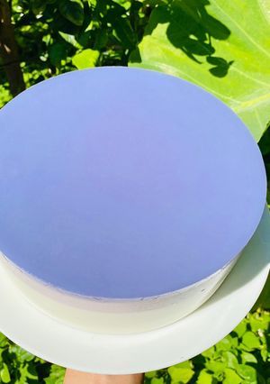 Hình của món Bánh Mousse khoai môn.