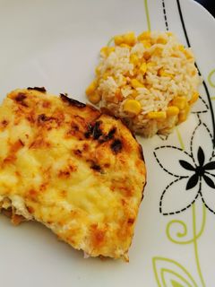 Újhagymás csirkemell recept fotója