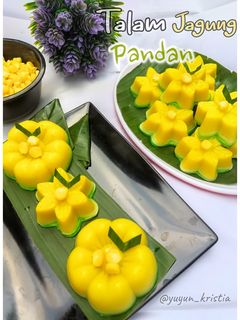 Foto resep Talam Jagung Manis Pandan
