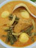 Lodeh sayur (kck panjang, labu siam) tahu telor