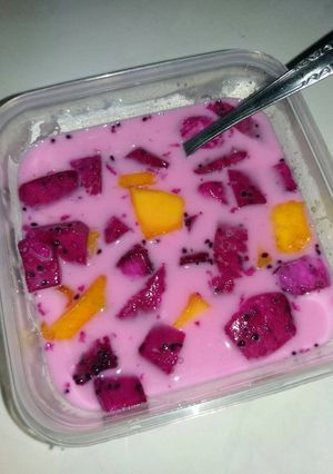 Foto resep Es buah simple