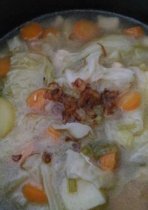 Foto resep Sup ayam dan sayuran