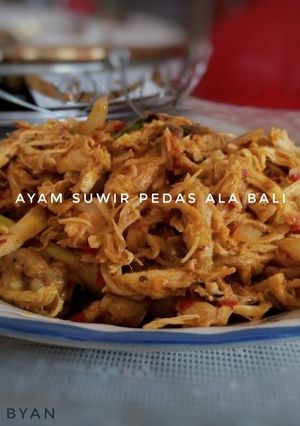 Foto resep Ayam suwir pedas ala bali