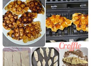 Foto resep Croffle dengan puff pastry instan