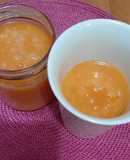Jugo de papaya y sandía