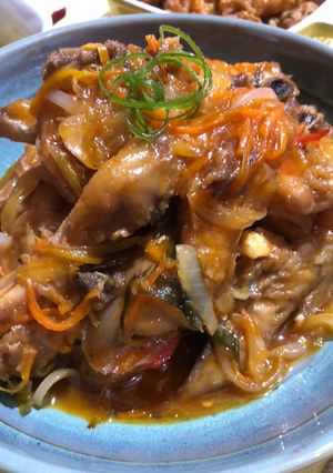 Foto resep Ayam asam manis praktis no tepung