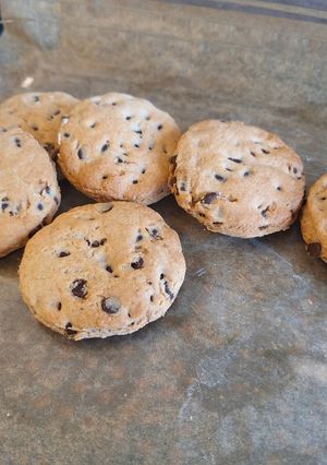 Une photo de Biscuit marron pepite de choclat