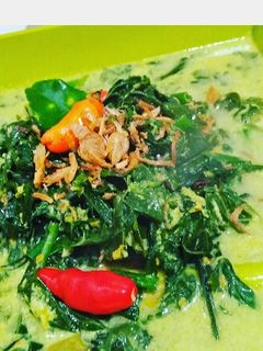 Foto resep Daun singkong masak santan