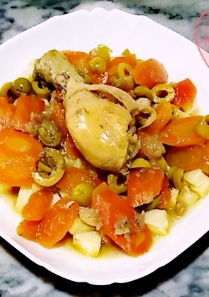 صورة لوصفة طاجين الزيتون