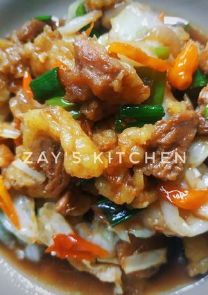 Foto resep Gongso koyor sapi
